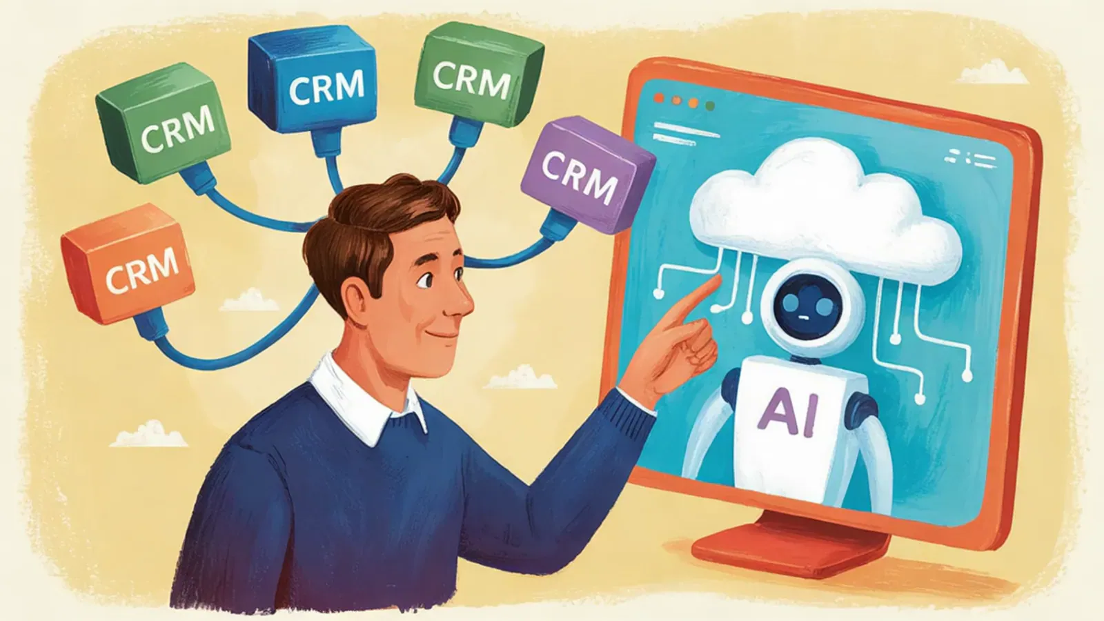 Automatización de ventas con IA: reglas del CRM o un agente