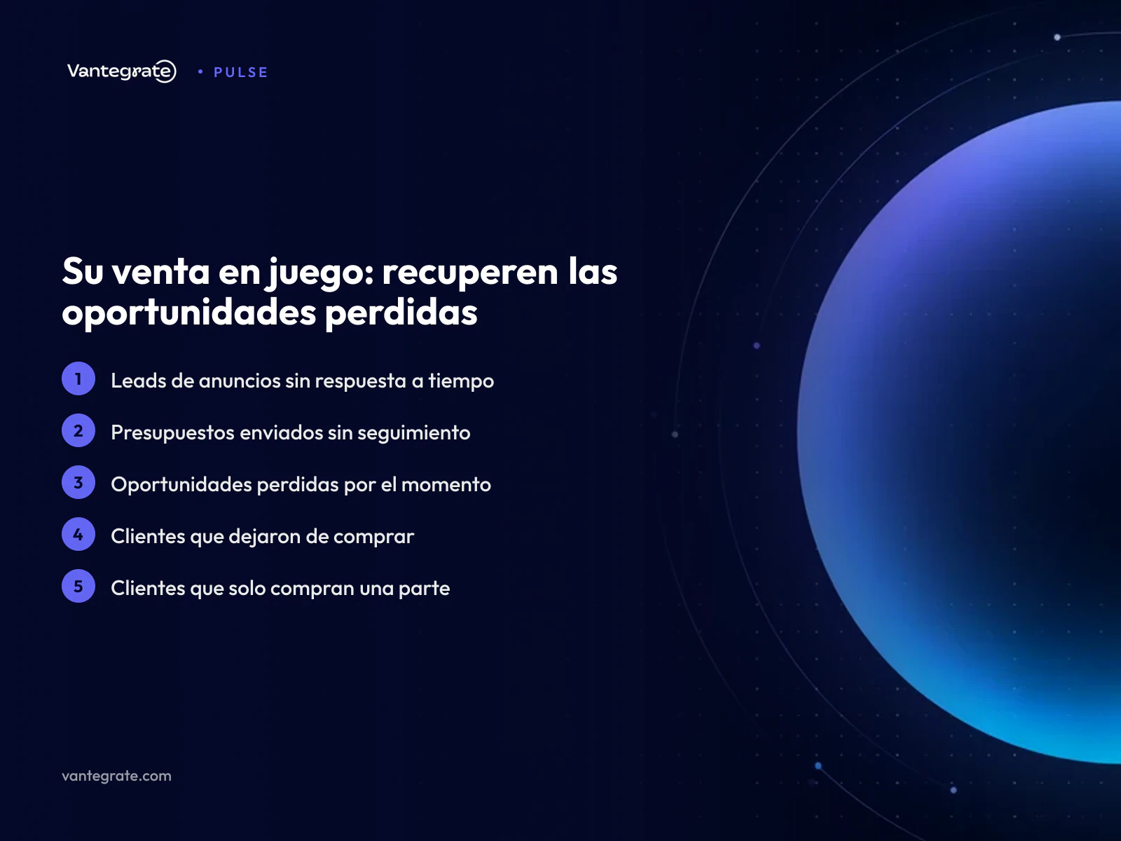 Gráfico de embudo de ventas que muestra puntos de fuga como leads sin respuesta o presupuestos sin seguimiento.