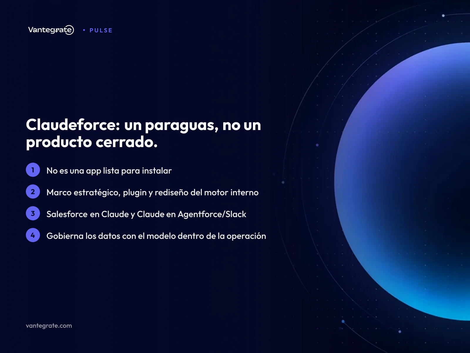 Infografía que muestra la composición de Claudeforce como un paraguas que contiene un marco estratégico, un plugin y un