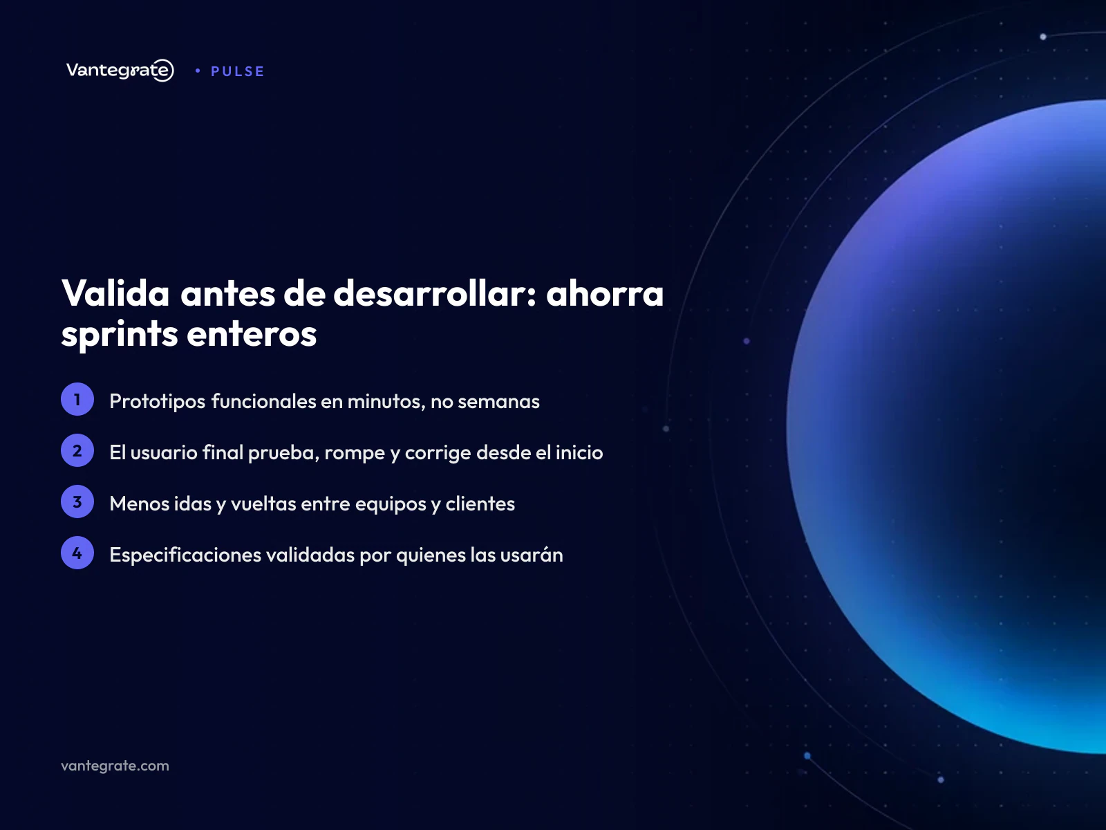 Prototipo funcional en una pantalla, con flechas que indican el flujo de validación y retroalimentación del usuario.