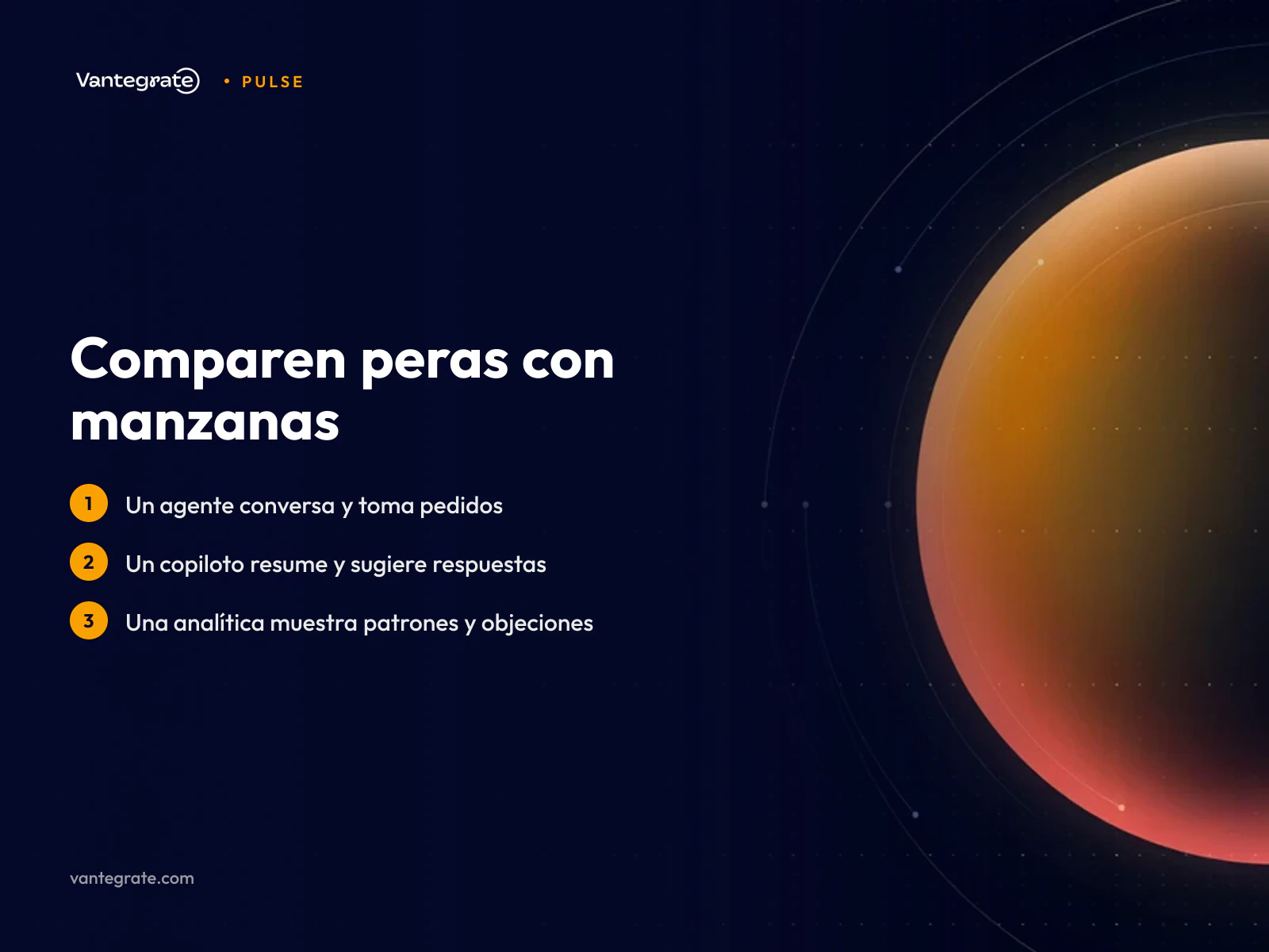 Infografía que compara agentes, copilotos y analíticas de IA para ventas.