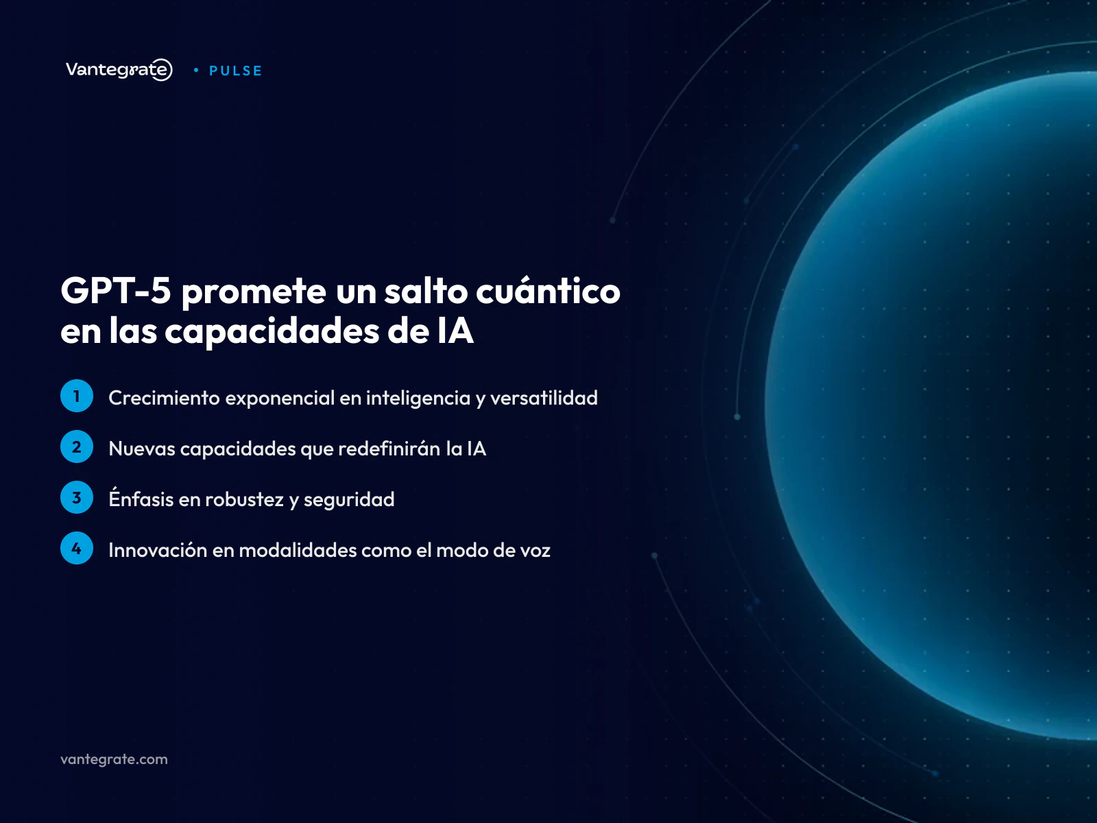 Gráfico mostrando la evolución de modelos de IA, de GPT-3 a GPT-5, destacando su crecimiento en inteligencia y versatilidad.