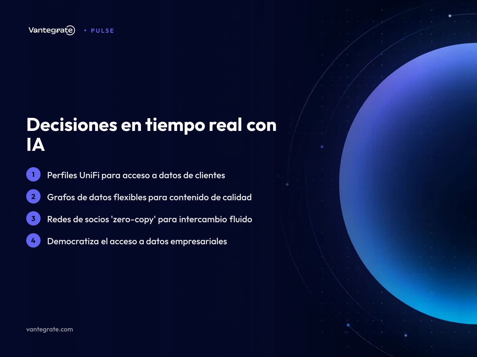 Representación visual de un flujo de datos en tiempo real alimentando modelos de IA generativa para decisiones y contenido.