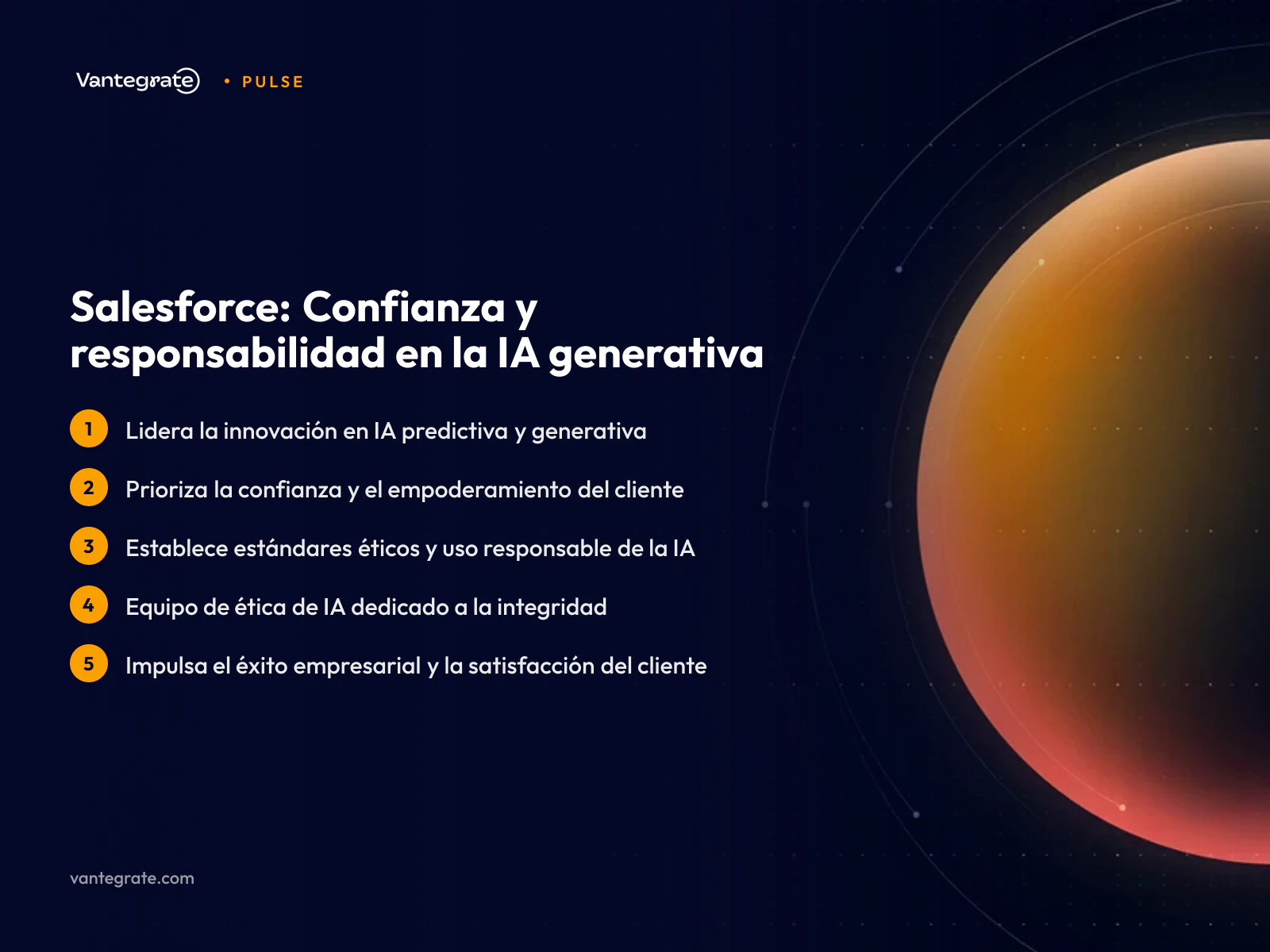 Diagrama mostrando los principios clave de confianza, ética y responsabilidad en el desarrollo de la inteligencia artificial.