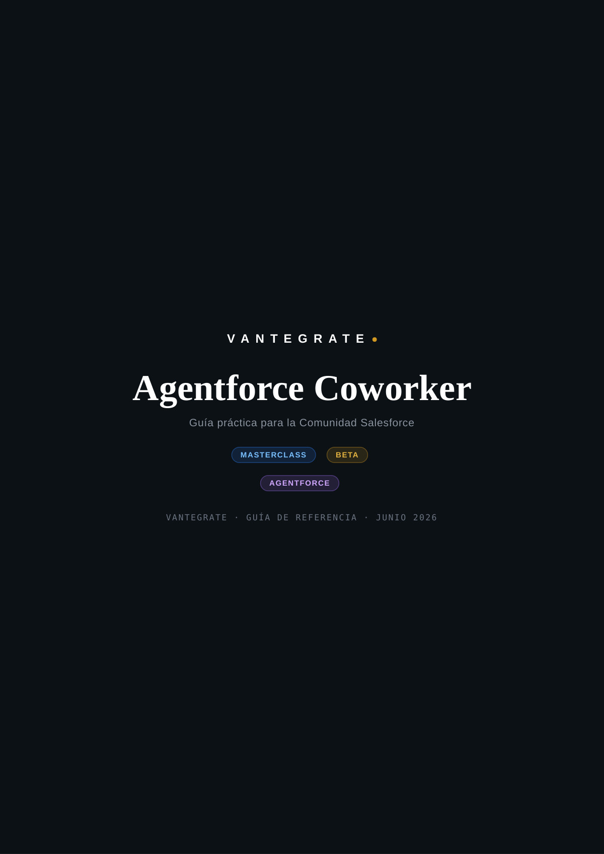Página 1 de Introducción a Salesforce Agentforce Coworker