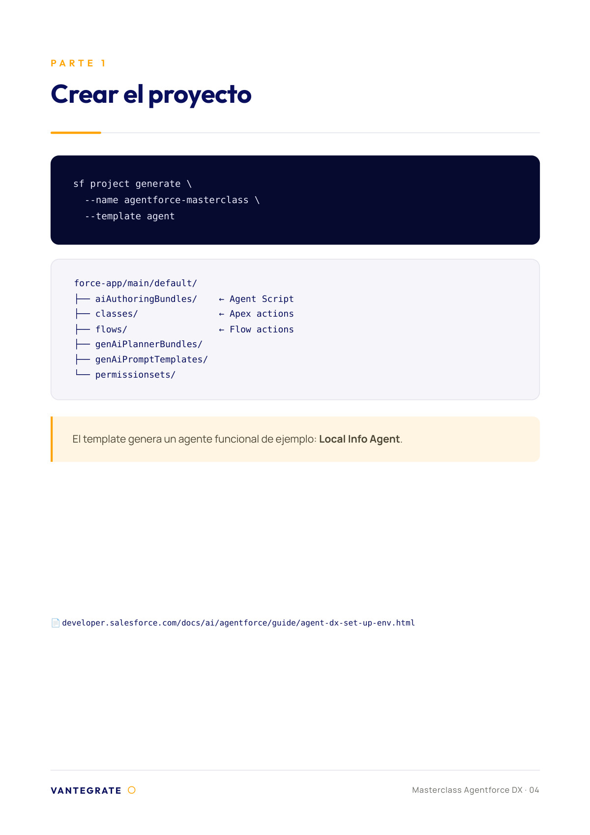 Página 4 de Agentforce DX y MFA de Salesforce
