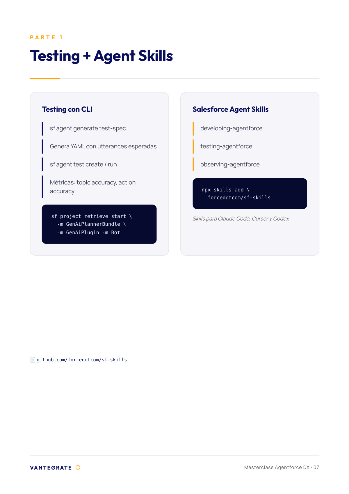 Página 7 de Agentforce DX y MFA resistente a phishing de Salesforce