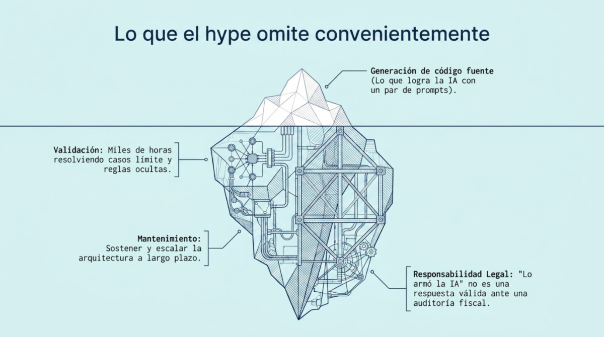 Página 4 de "Cambiar Salesforce/Oracle por código IA: La Trampa Mortal de la que tu Empresa debe escapar"