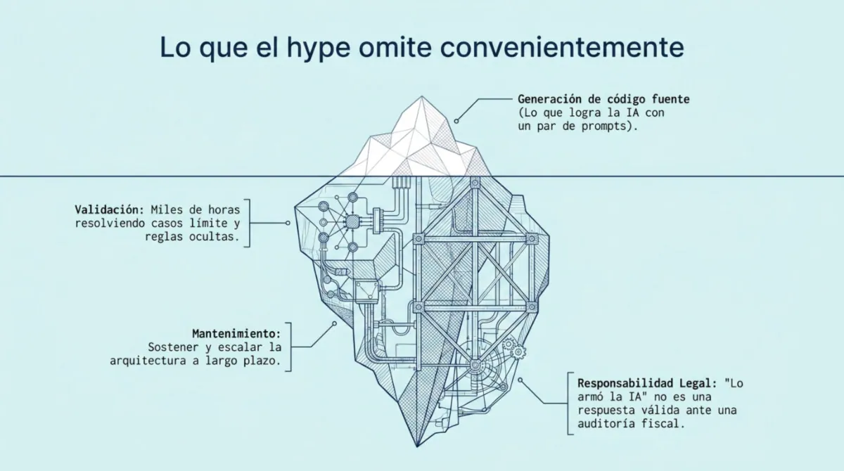 Página 4 de "Cambiar Salesforce/Oracle por código IA: La Trampa Mortal de la que tu Empresa debe escapar"