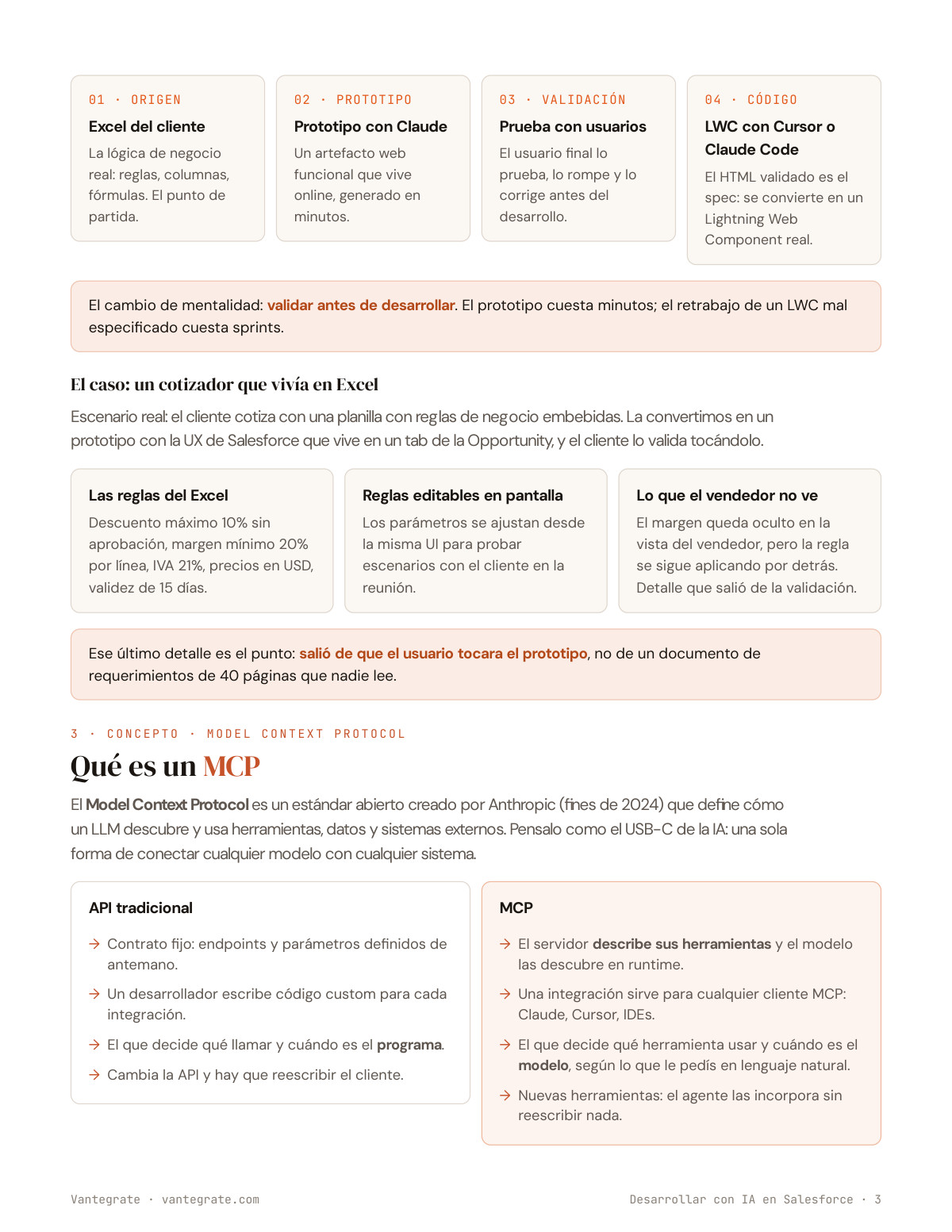 Página 3 de Masterclass: Desarrollar con IA en Salesforce