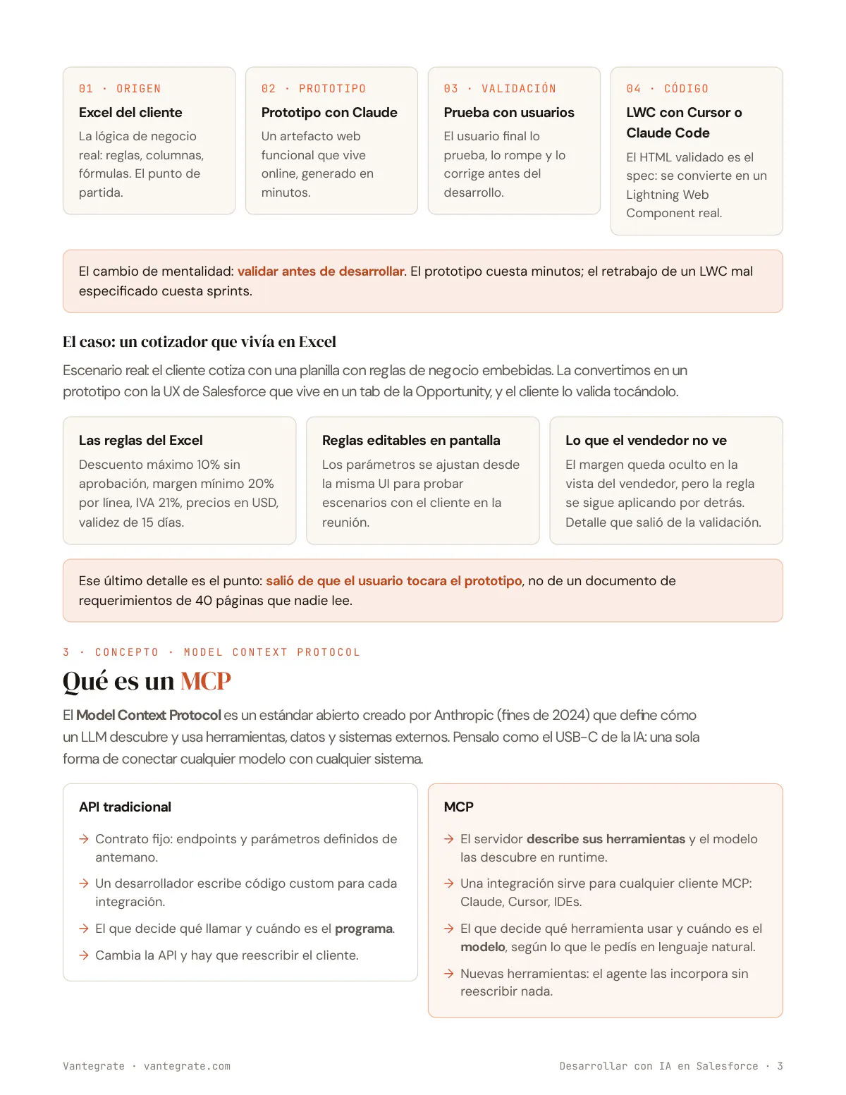 Página 3 de Masterclass: Desarrollar con IA en Salesforce