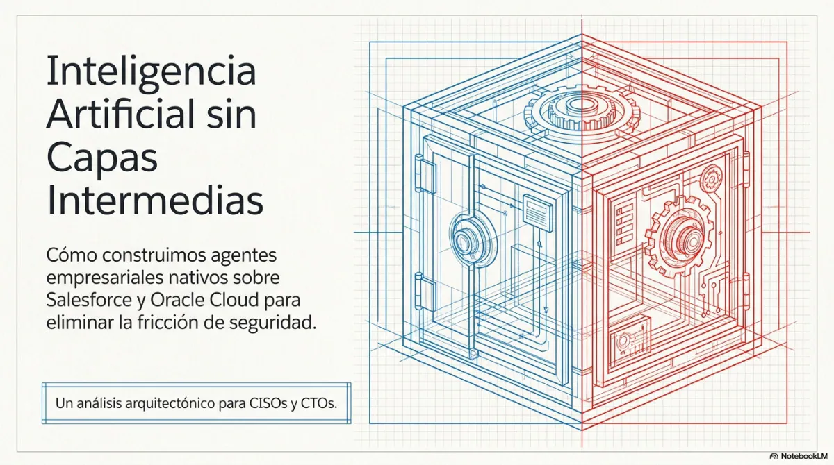 Página 1 del documento: De una infraestructura a dos: cómo terminamos siendo partners de Salesforce y de Oracle al mismo tiempo