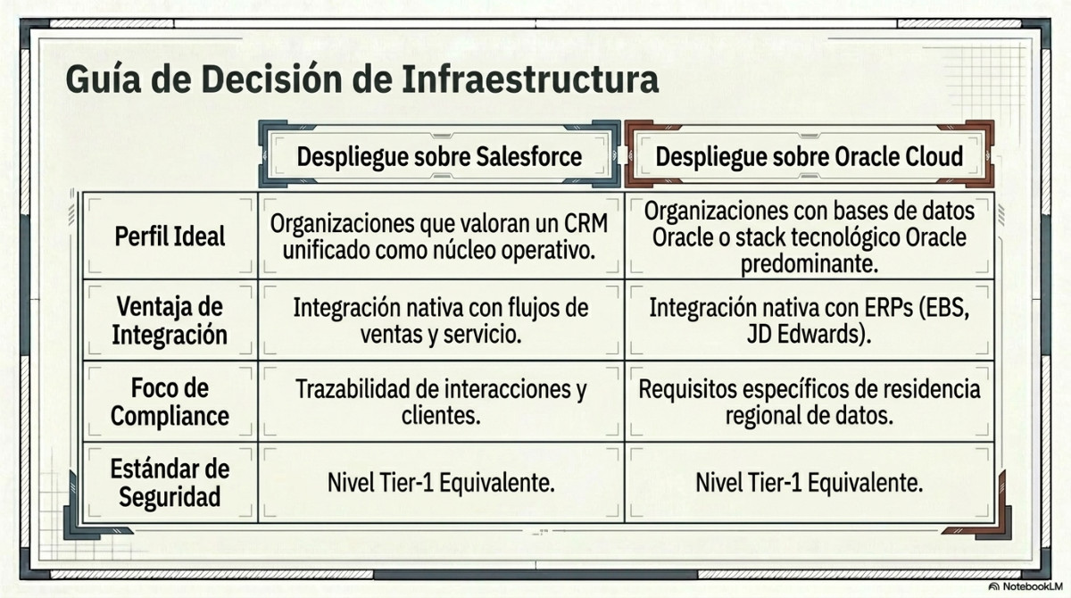 Página 9 del documento: De una infraestructura a dos: cómo terminamos siendo partners de Salesforce y de Oracle al mismo tiempo