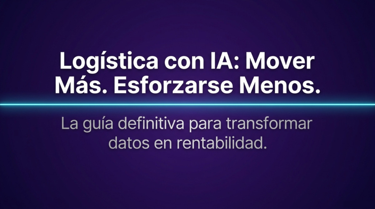 Página 1 de documento sobre IA y logística