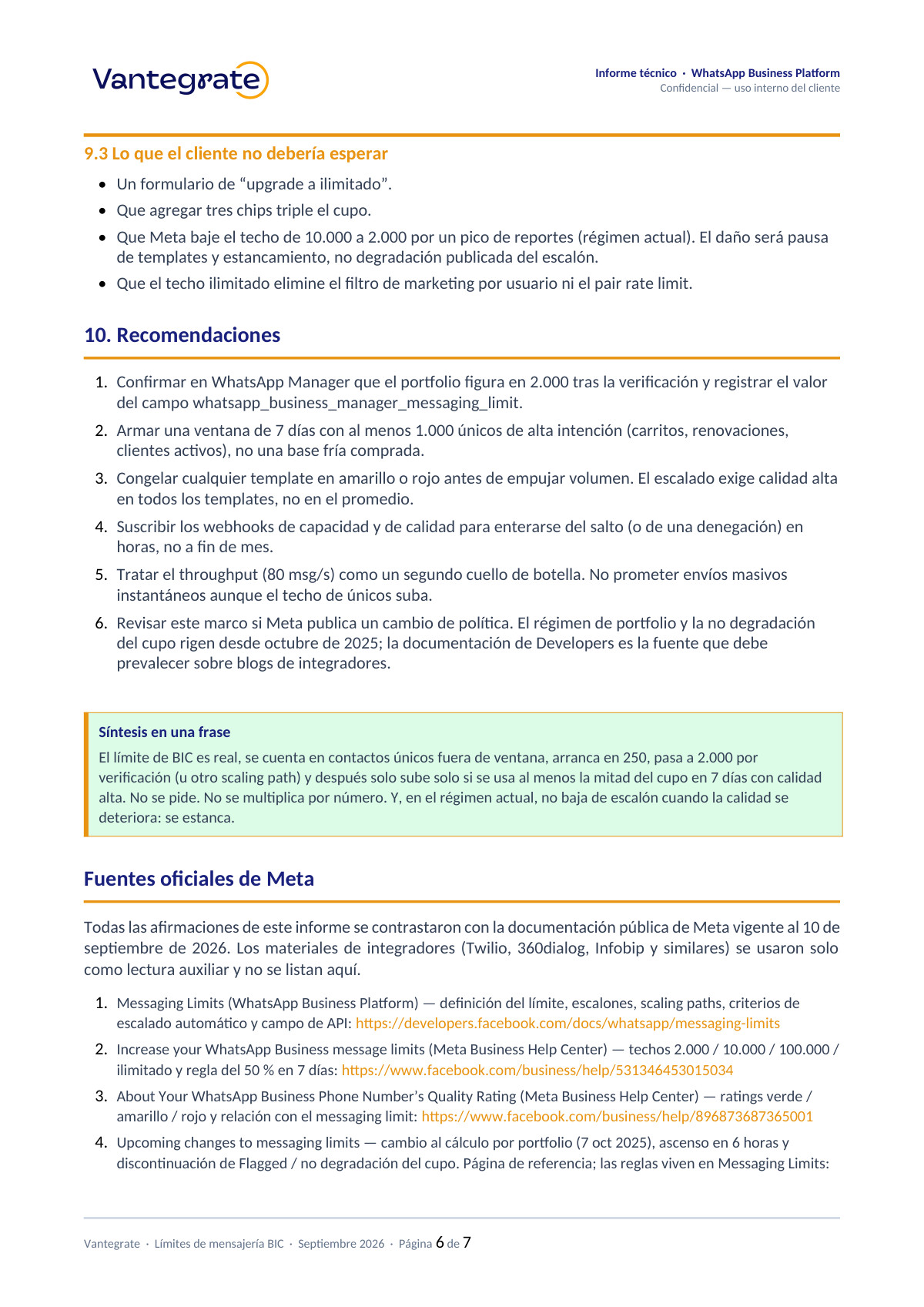 Página 6 de "WhatsApp no te limita los mensajes. Te limita a cuántas personas les podés escribir primero"