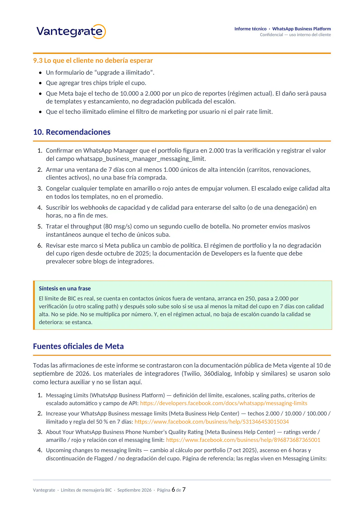 Página 6 de "WhatsApp no te limita los mensajes. Te limita a cuántas personas les podés escribir primero"